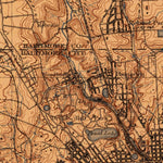 United States Geological Survey Baltimore, MD (1899, 62500-Scale) digital map
