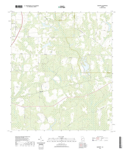 United States Geological Survey Bancroft, GA (2020, 24000-Scale) digital map