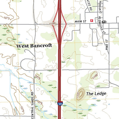 United States Geological Survey Bancroft, WI (2022, 24000-Scale) digital map