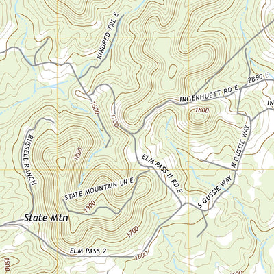 United States Geological Survey Bandera Pass, TX (2022, 24000-Scale) digital map