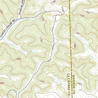 United States Geological Survey Bangor, WI (2022, 24000-Scale) digital map