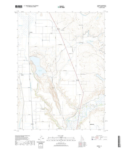 United States Geological Survey Banida, ID (2020, 24000-Scale) digital map