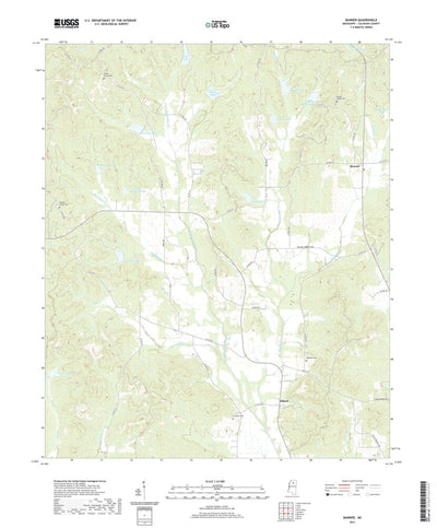 United States Geological Survey Banner, MS (2021, 24000-Scale) digital map