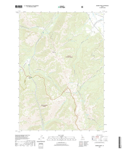 United States Geological Survey Banner Summit, ID (2020, 24000-Scale) digital map