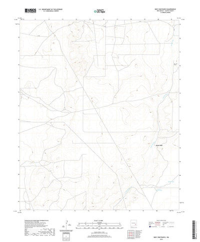 United States Geological Survey Bar C Bar Ranch, NM (2020, 24000-Scale) digital map