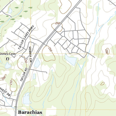 United States Geological Survey Barachias, AL (2020, 24000-Scale) digital map