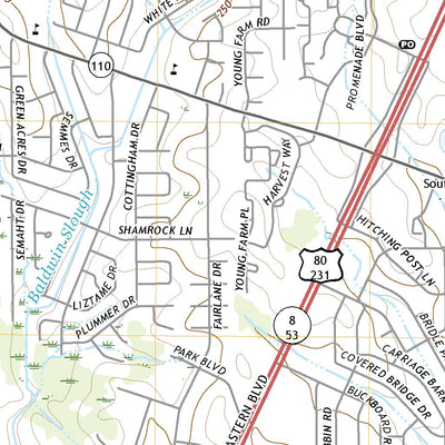 United States Geological Survey Barachias, AL (2020, 24000-Scale) digital map