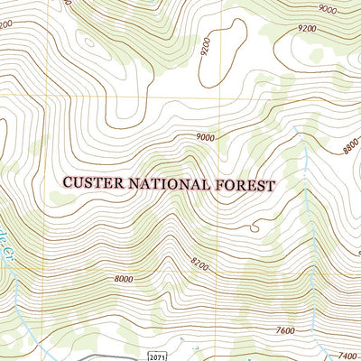 United States Geological Survey Bare Mountain, MT (2020, 24000-Scale) digital map
