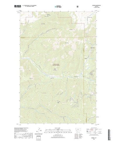 United States Geological Survey Barker, MT (2020, 24000-Scale) digital map