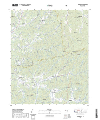 United States Geological Survey Barnardsville, NC (2022, 24000-Scale) digital map