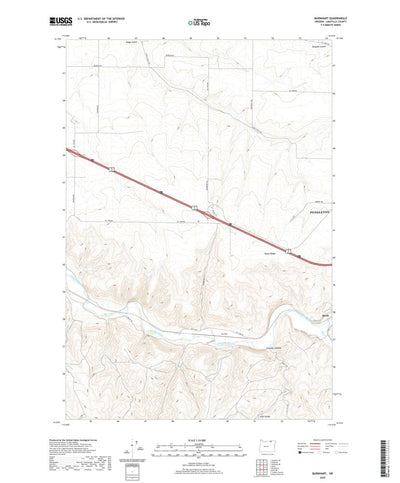 United States Geological Survey Barnhart, OR (2020, 24000-Scale) digital map