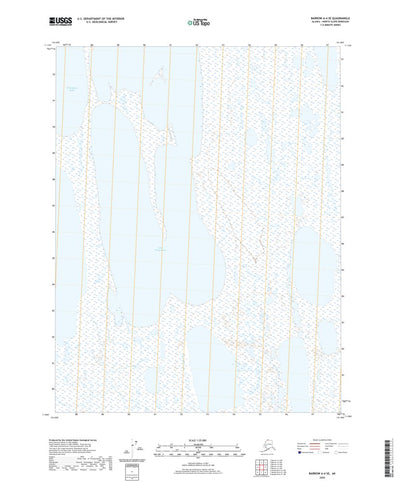 United States Geological Survey Barrow A-4 SE, AK (2020, 25000-Scale) digital map