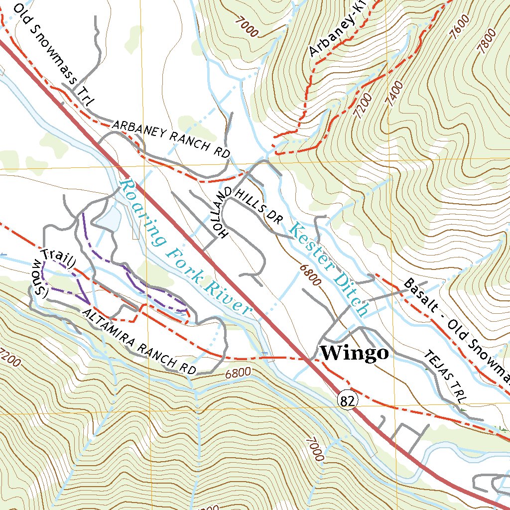 Basalt Qld Map Basalt, CO (2022, 24000-Scale) Map by United States Geological Survey ...