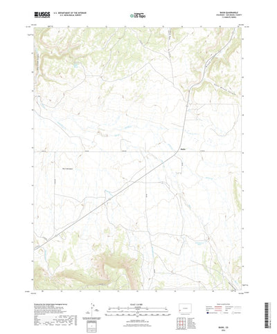 United States Geological Survey Basin, CO (2022, 24000-Scale) digital map