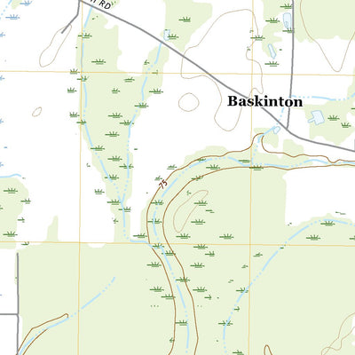 United States Geological Survey Baskinton, LA (2020, 24000-Scale) digital map