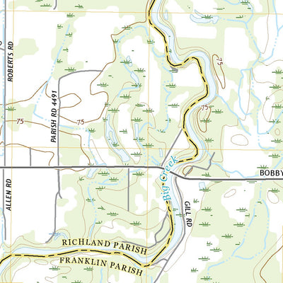 United States Geological Survey Baskinton, LA (2020, 24000-Scale) digital map