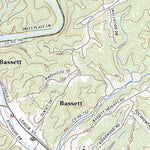 United States Geological Survey Bassett, VA (2022, 24000-Scale) digital map