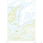 United States Geological Survey Basswood Lake East, MN (2022, 24000-Scale) digital map