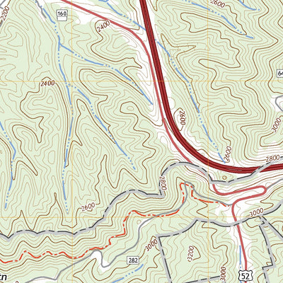 United States Geological Survey Bastian, VA (2022, 24000-Scale) digital map