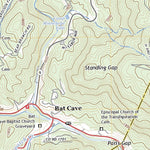 United States Geological Survey Bat Cave, NC (2022, 24000-Scale) digital map