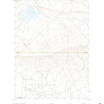 United States Geological Survey Bates Creek Reservoir, WY (2021, 24000-Scale) digital map