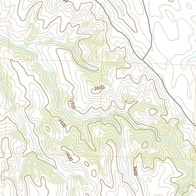 United States Geological Survey Batesland NW, SD (2021, 24000-Scale) digital map