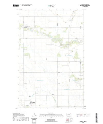 United States Geological Survey Bathgate, ND (2020, 24000-Scale) digital map