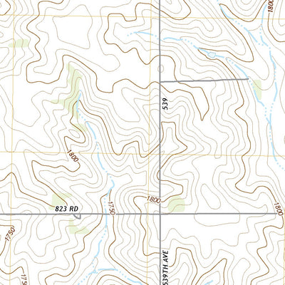 United States Geological Survey Battle Creek SW, NE (2021, 24000-Scale) digital map
