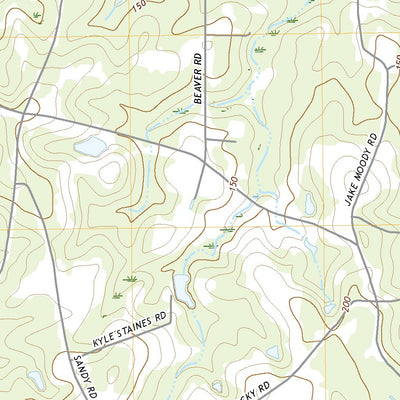 United States Geological Survey Baxley NE, GA (2020, 24000-Scale) digital map