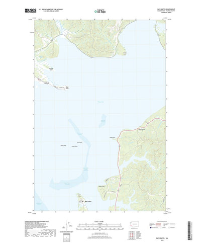 United States Geological Survey Bay Center, WA (2020, 24000-Scale) digital map