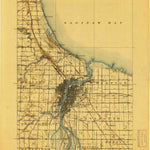 United States Geological Survey Bay City, MI (1916, 62500-Scale) digital map