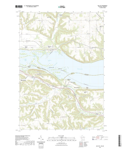United States Geological Survey Bay City, WI (2022, 24000-Scale) digital map