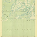 United States Geological Survey Bay Ronquille, LA (1947, 31680-Scale) digital map