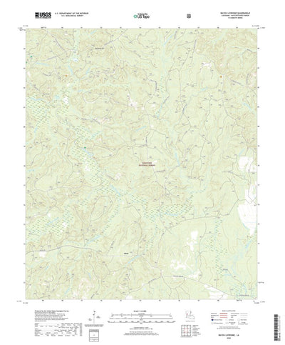 United States Geological Survey Bayou Livrogne, LA (2020, 24000-Scale) digital map