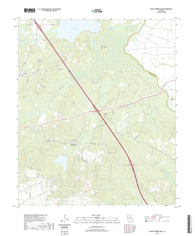 United States Geological Survey Bayou Pierre Lake, LA (2020, 24000-Scale) digital map
