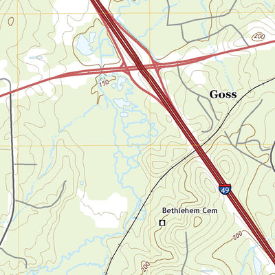 United States Geological Survey Bayou Pierre Lake, LA (2020, 24000-Scale) digital map