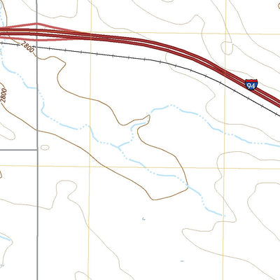 United States Geological Survey Beach West, ND (2020, 24000-Scale) digital map