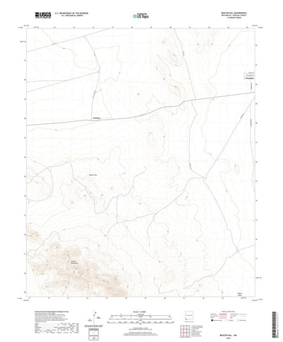 United States Geological Survey Beacon Hill, NM (2020, 24000-Scale) digital map