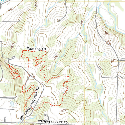 United States Geological Survey Beaman, MO (2021, 24000-Scale) digital map