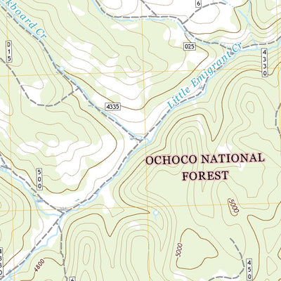 United States Geological Survey Bear Canyon Butte, OR (2020, 24000-Scale) digital map