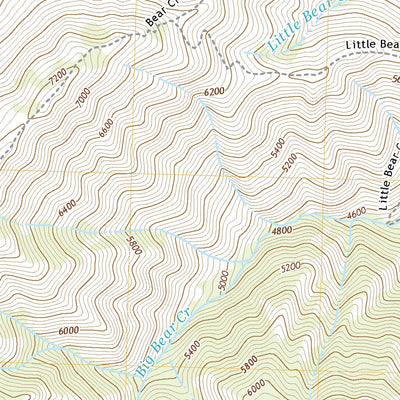 United States Geological Survey Bear Creek Point, ID (2020, 24000-Scale) digital map