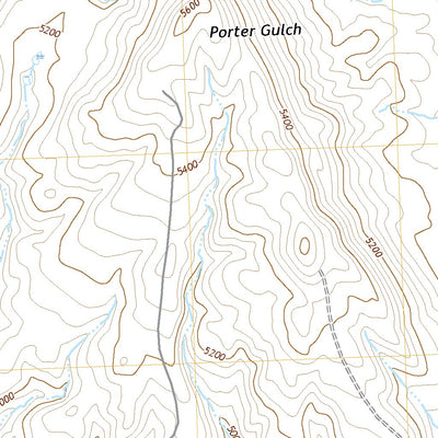 United States Geological Survey Bear Creek Ranch, WY (2021, 24000-Scale) digital map