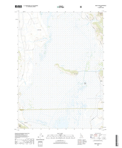 United States Geological Survey Bear Island, ID (2020, 24000-Scale) digital map
