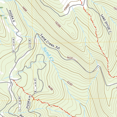 United States Geological Survey Bear Mountain, CO (2022, 24000-Scale) digital map