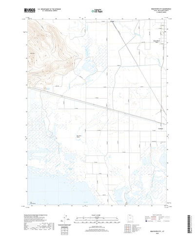 United States Geological Survey Bear River City, UT (2020, 24000-Scale) digital map