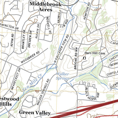United States Geological Survey Bearden, TN (2022, 24000-Scale) digital map