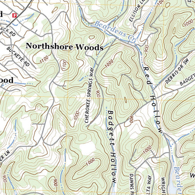 United States Geological Survey Bearden, TN (2022, 24000-Scale) digital map