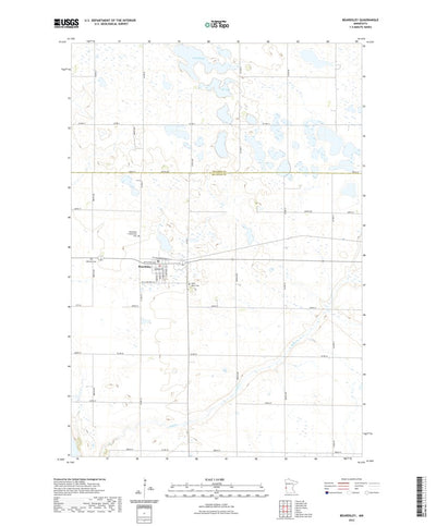 United States Geological Survey Beardsley, MN (2022, 24000-Scale) digital map