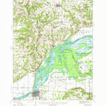 United States Geological Survey Beardstown, IL (1944, 62500-Scale) digital map