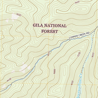 United States Geological Survey Bearwallow Mountain, NM (2020, 24000-Scale) digital map